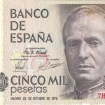 💰 Descubre la historia y valor de los billetes de 5000 pesetas antiguos en España 💰