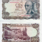 💰💵 Billete de 100 pesetas del año 1970: Descubre su valor y curiosidades