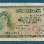 💵🔎 Compra el Billete Cinco Pesetas 1935: ¡Agrega un Verdadero Tesoro a tu Colección!
