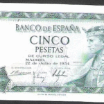 📜💵 Descubre el tesoro histórico: Billete 5 pesetas 1954, ¿Cuál es su valor hoy en día?