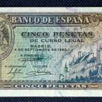 🔍💰 Descubre la historia del billete de 5 pesetas y su valor en el mercado actual